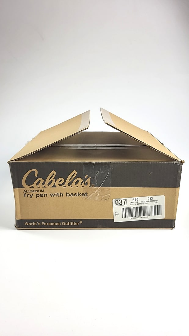 Cabela's Aluminum Fry Pan With Perforated Basket - 5