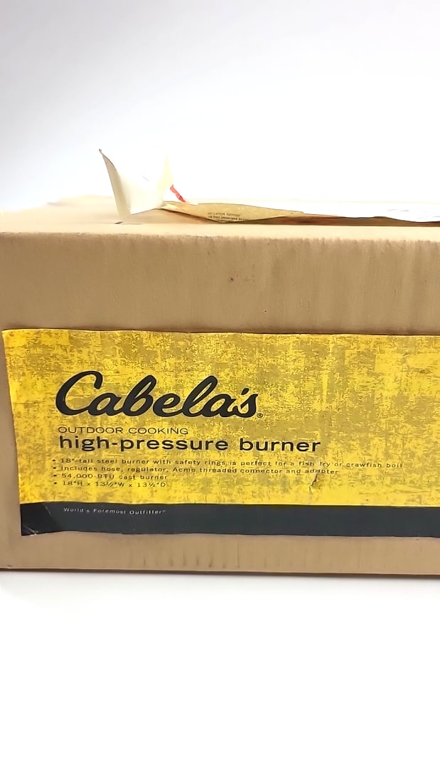 Cabelas Outdoor Cooking High-pressure Burner 54,000 Btu New In Box - 3