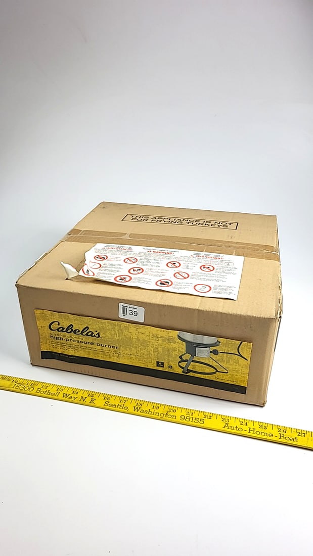 Cabelas Outdoor Cooking High-pressure Burner 54,000 Btu New In Box - 5