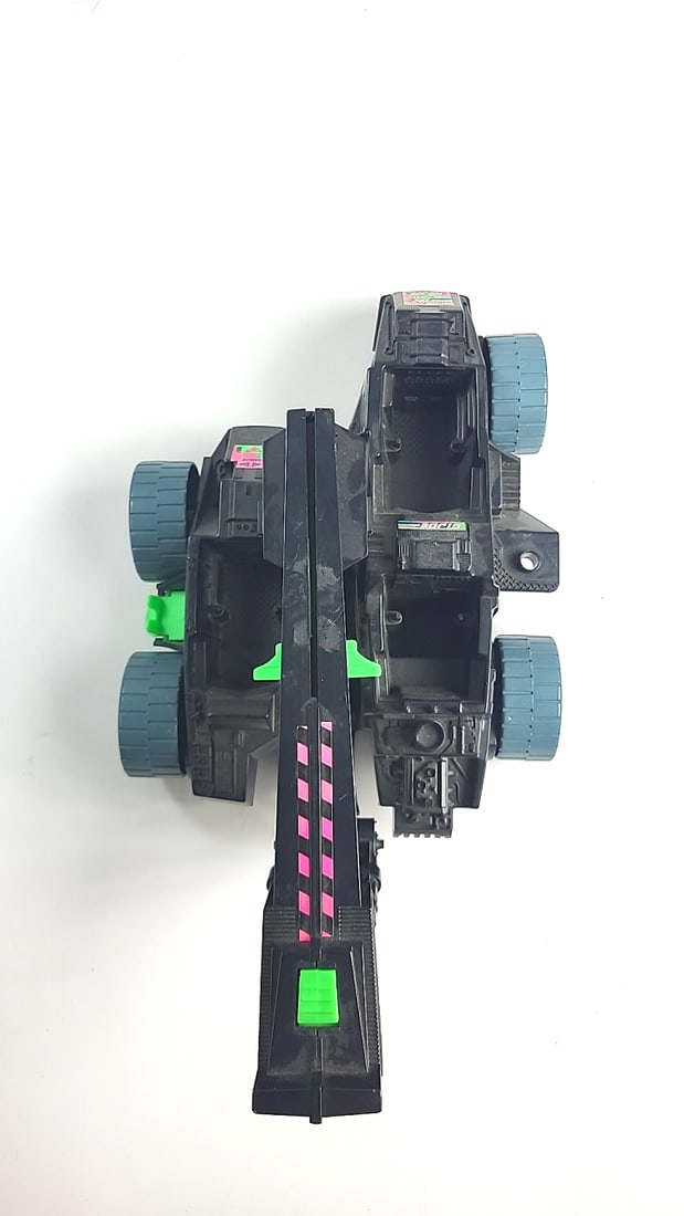 Hasbro G.I. Joe Battle Wagon Vehicle Black 6-wheel Missile Launcher - 7