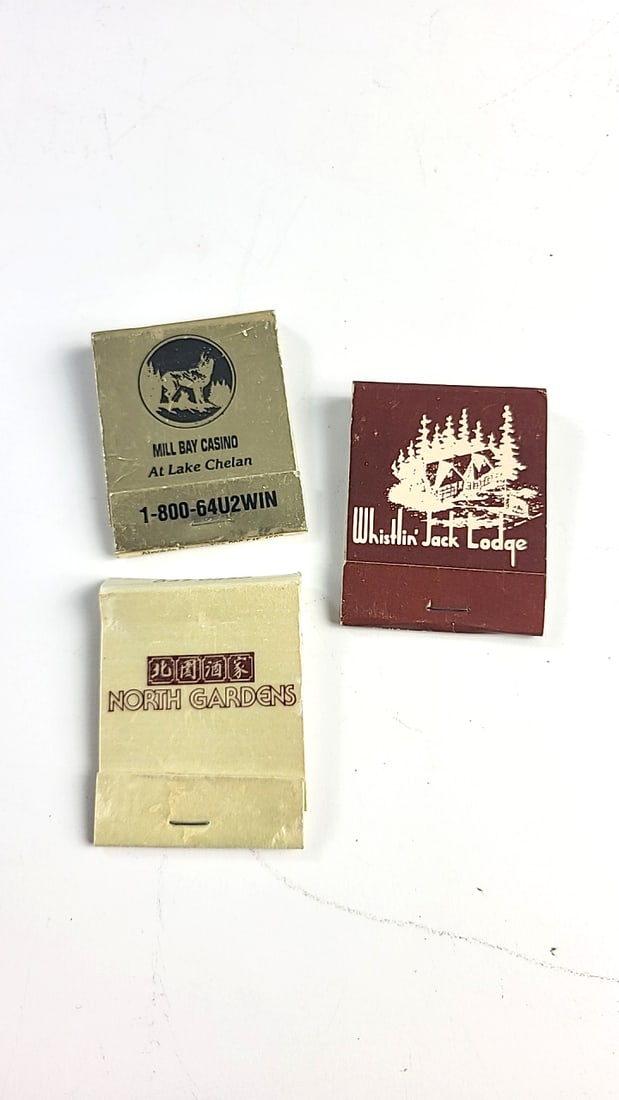 Smoking Accessories Lot: Dill's Pipe Cleaners, Casino Matchbooks, Cigarette Holders & Filters - 3