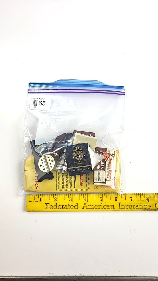Smoking Accessories Lot: Dill's Pipe Cleaners, Casino Matchbooks, Cigarette Holders & Filters - 4