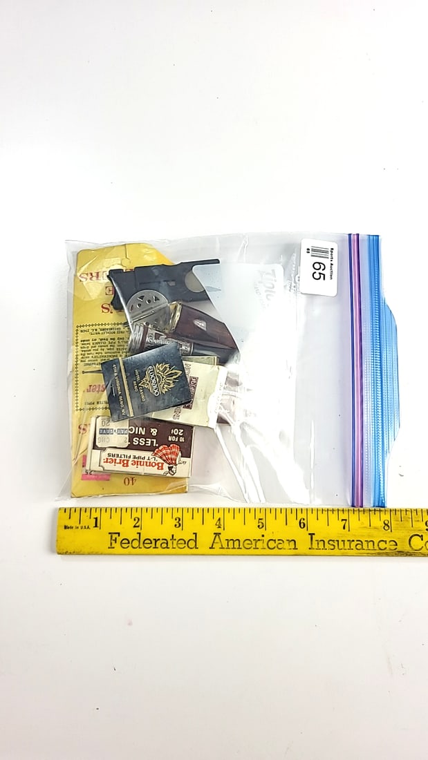 Smoking Accessories Lot: Dill's Pipe Cleaners, Casino Matchbooks, Cigarette Holders & Filters - 5