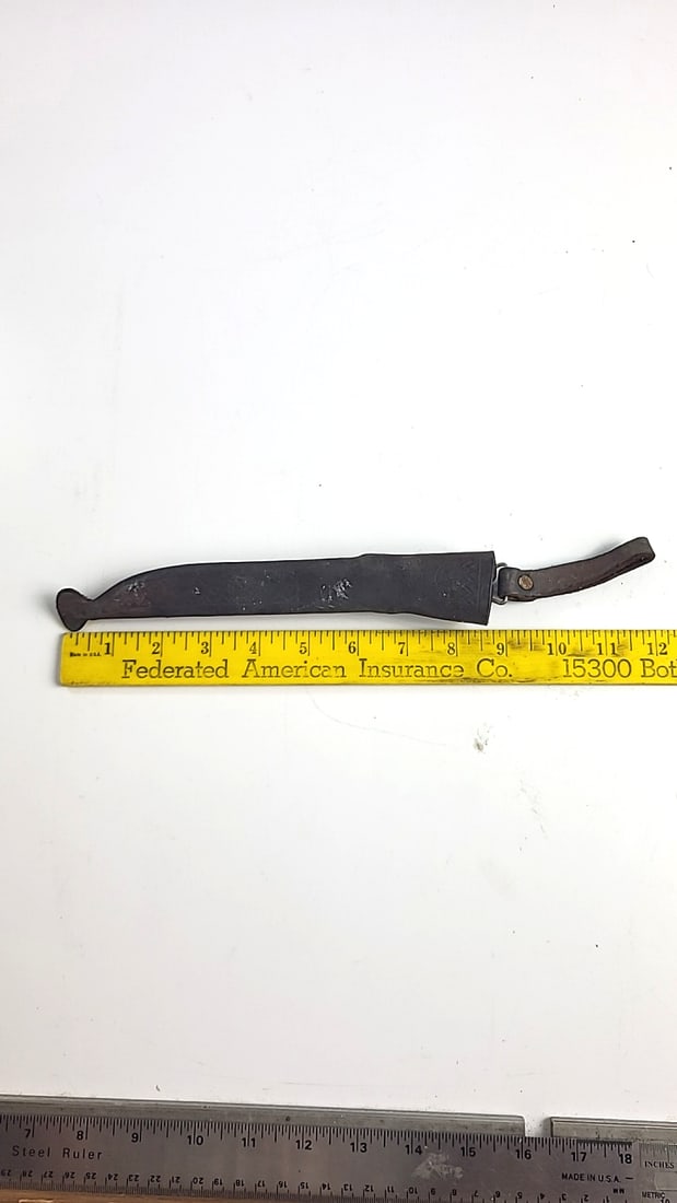 Marttiini Finland Puukko Knife With Tooled Leather Sheath, 11 In - 2