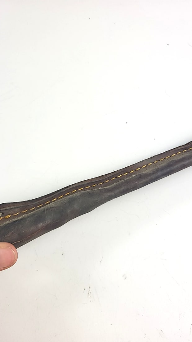 Marttiini Finland Puukko Knife With Tooled Leather Sheath, 11 In - 7