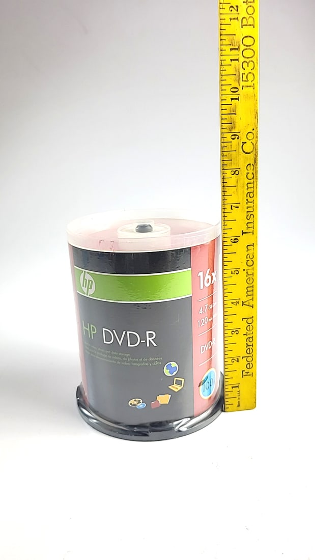 Hp Dvd-r 16x 4.7gb 120 Min 100-pack Spindle - 3