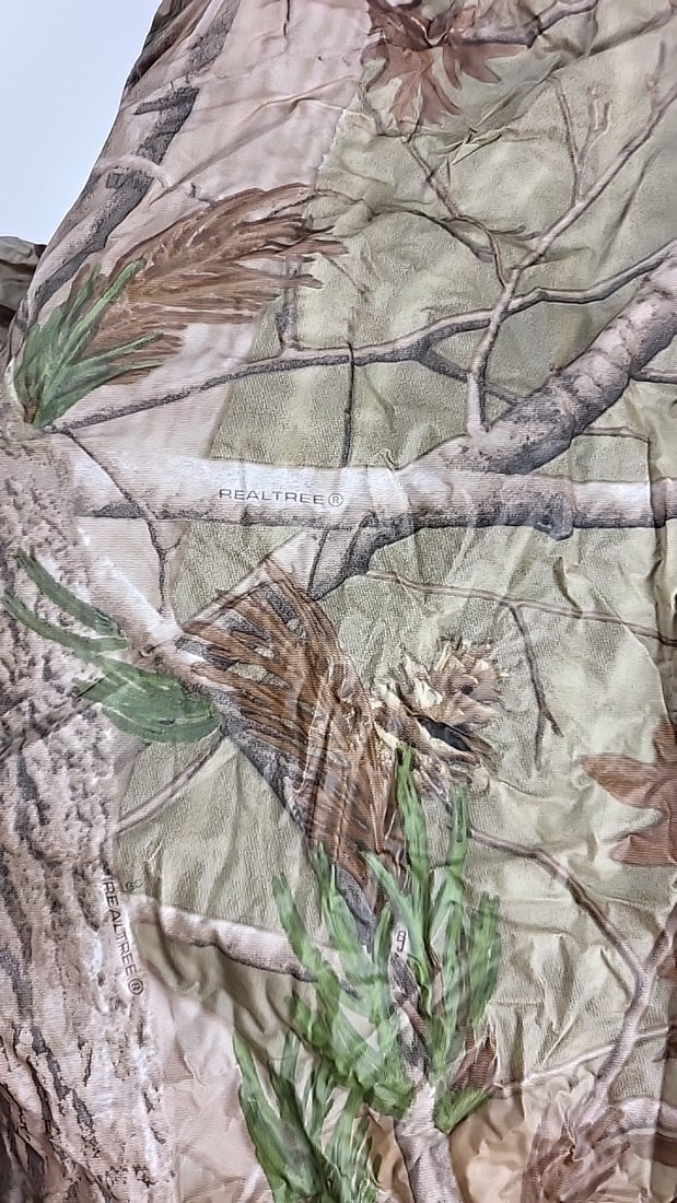 Coleman Realtree Camo Pvc Rain Suit Jacket Pants Mesh Bag Size Xl - 2