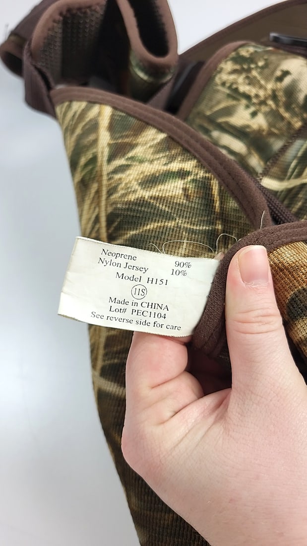 Ducks Unlimited Mad Dog Gear By Stearns Camo Chest Waders 400g Thinsulate Boots - 6