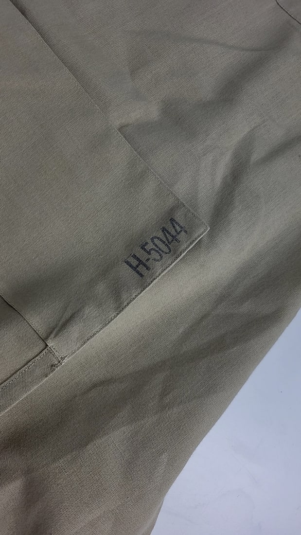 Vintage U.S. Military Khaki Uniform Shirt Pants Set 15.5 32x31 With Ribbons And Belt As Is - 4