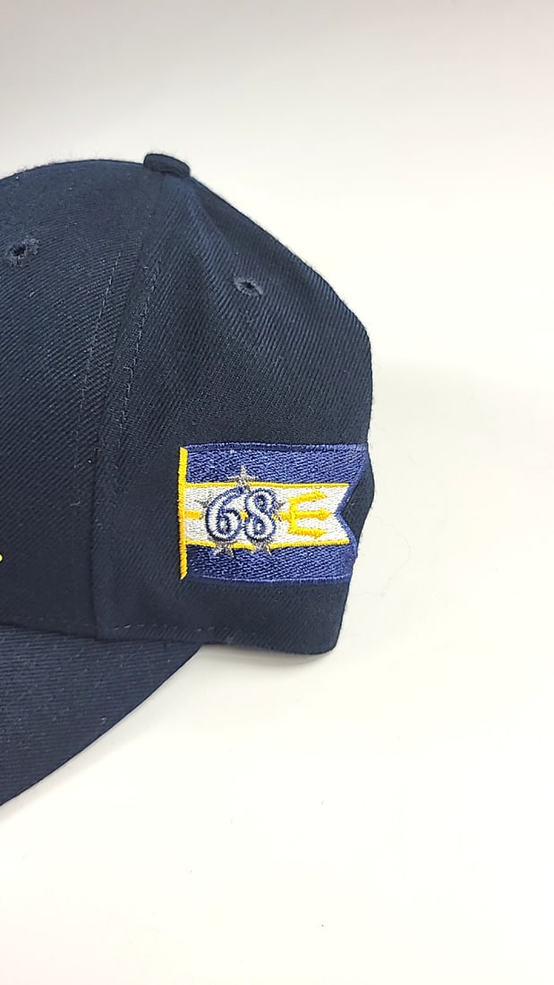 The Corps Uss Nimitz Cvn 68 Navy Blue Baseball Cap Hat & Embroidered Patch - 3