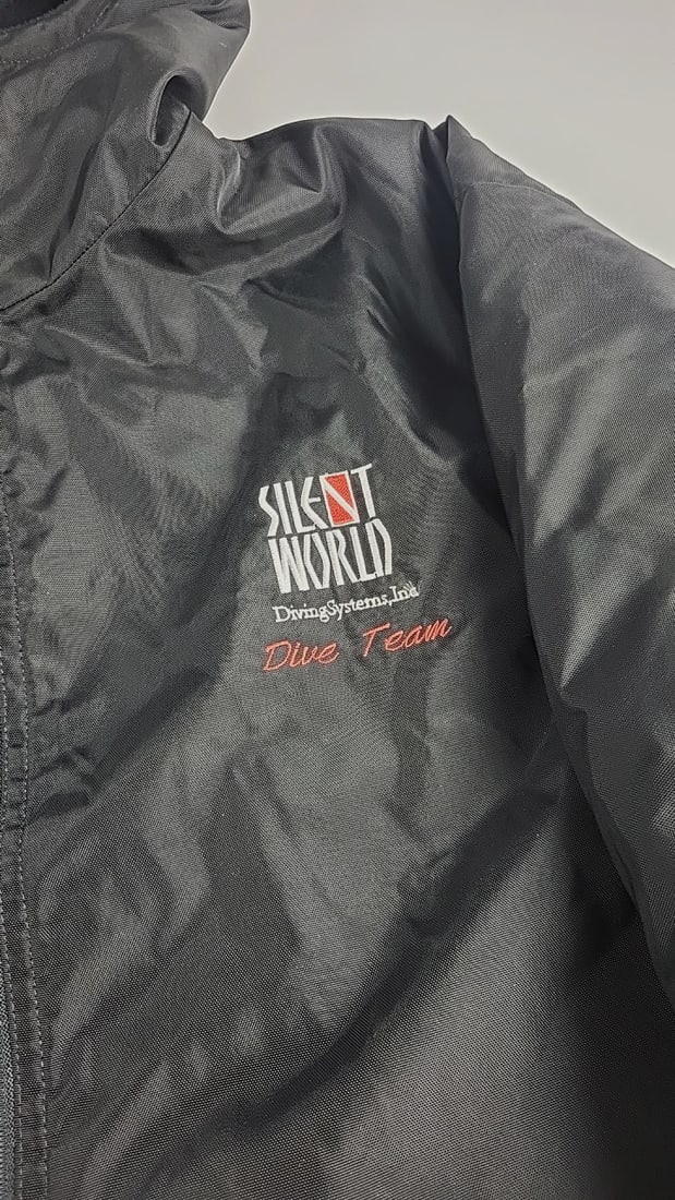 Silent World Adventure Dive Team Hooded Fleece Lined Jacket Black Ssi Dive Control Specialist Patch - 7