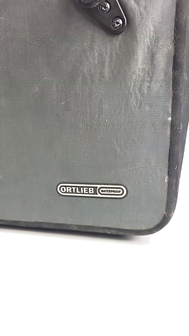 Ortlieb Waterproof Bicycle Pannier Bag Gray Black Roll-top Ql Mount - 2