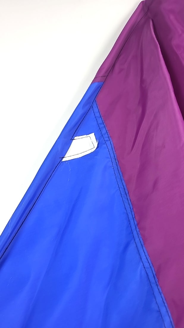 Multicolor Nylon Canopy Fabric Rainbow Panels With Grommet Tabs - 5