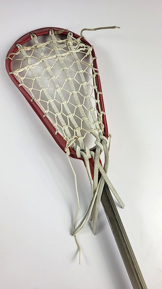 Brine Aluminum Lacrosse Stick Red Head Blue/silver Shaft - 2