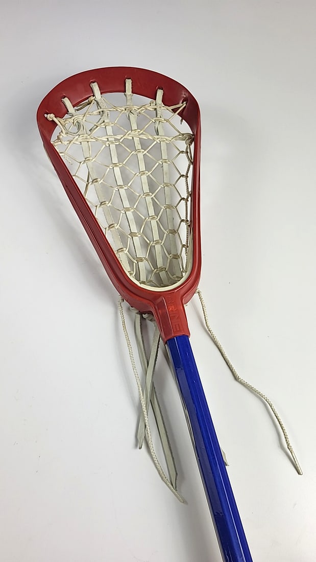 Brine Aluminum Lacrosse Stick Red Head Blue/silver Shaft - 8