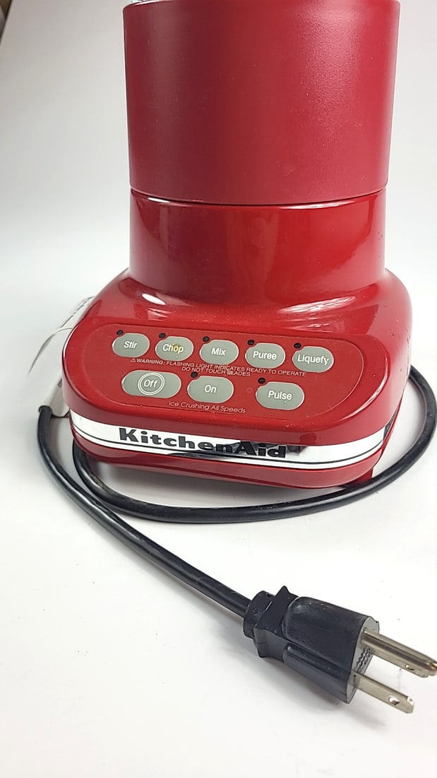 Kitchenaid Red 5-speed Blender With Glass Jar, Ice Crushing All Speeds - 2