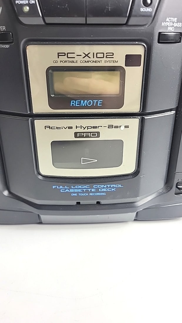 Jvc Pc-x102 Cd Portable Component System Boombox With Speakers Cassette Deck - 4
