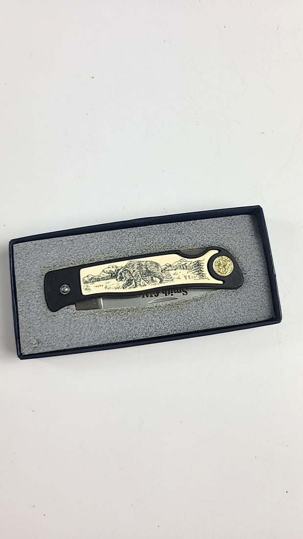 Lot Of Smith Wesson Sw-310 First Production Run Folding Knife With Box And Stealth Angel Emergency - 2