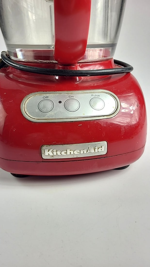 Kitchenaid Red Food Processor With Clear Work Bowl And Feed Tube - 2