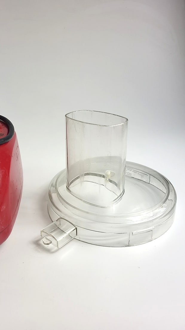 Kitchenaid Red Food Processor With Clear Work Bowl And Feed Tube - 4