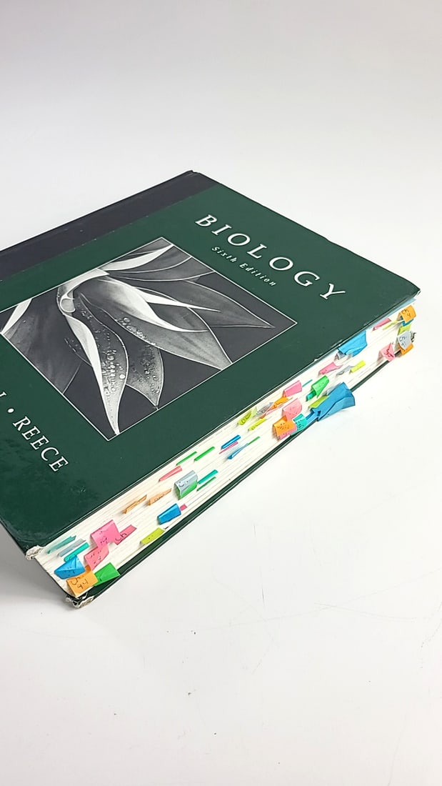 Biology Sixth Edition Hardcover Textbook Campbell Reece Pearson Education Benjamin Cummings - 2