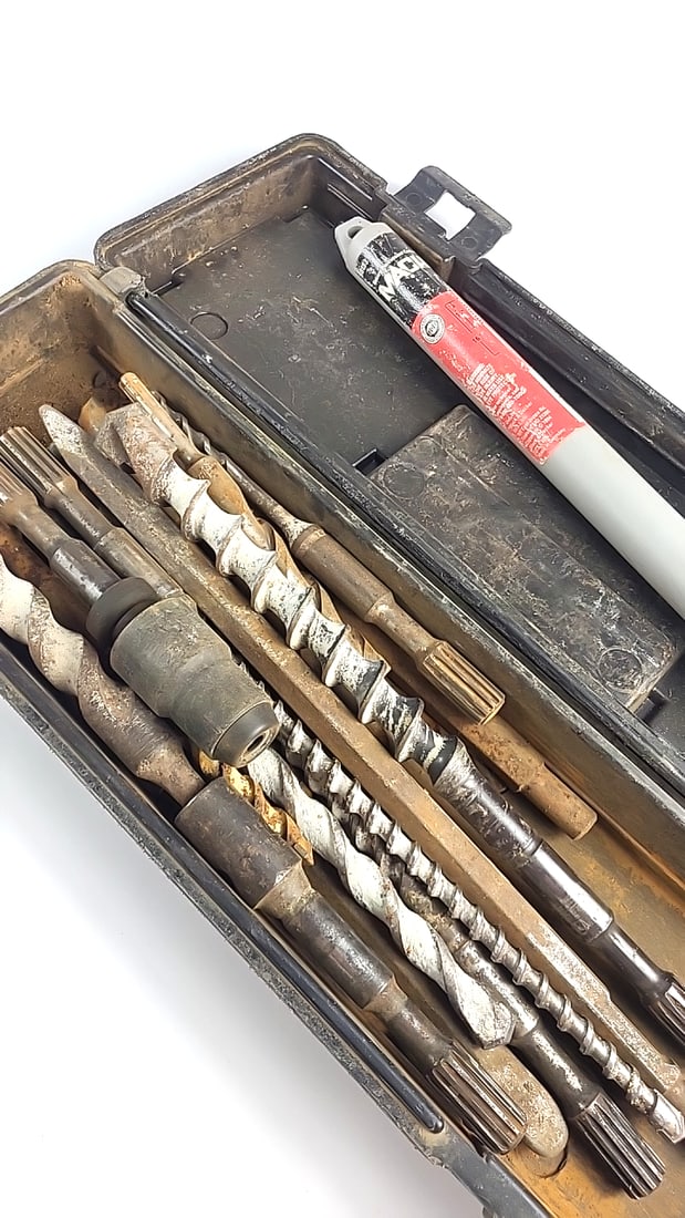Sears Craftsman Spline Shank Masonry Drill Bit & Chisel Set With Case - 3
