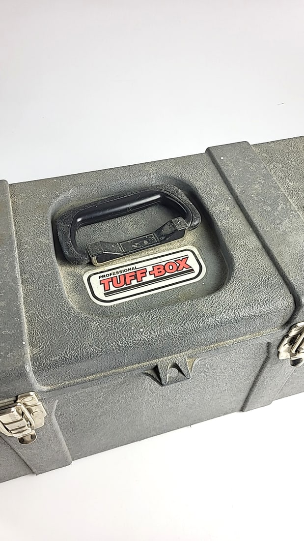 Professional Tuff-box Gray Plastic Tool Box With Metal Latches - 2