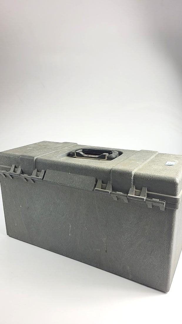 Professional Tuff-box Gray Plastic Tool Box With Metal Latches - 7