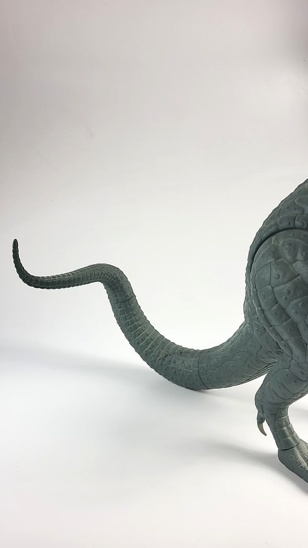 Green Gray Tyrannosaurus Rex Dinosaur Action Figure Toy - 5