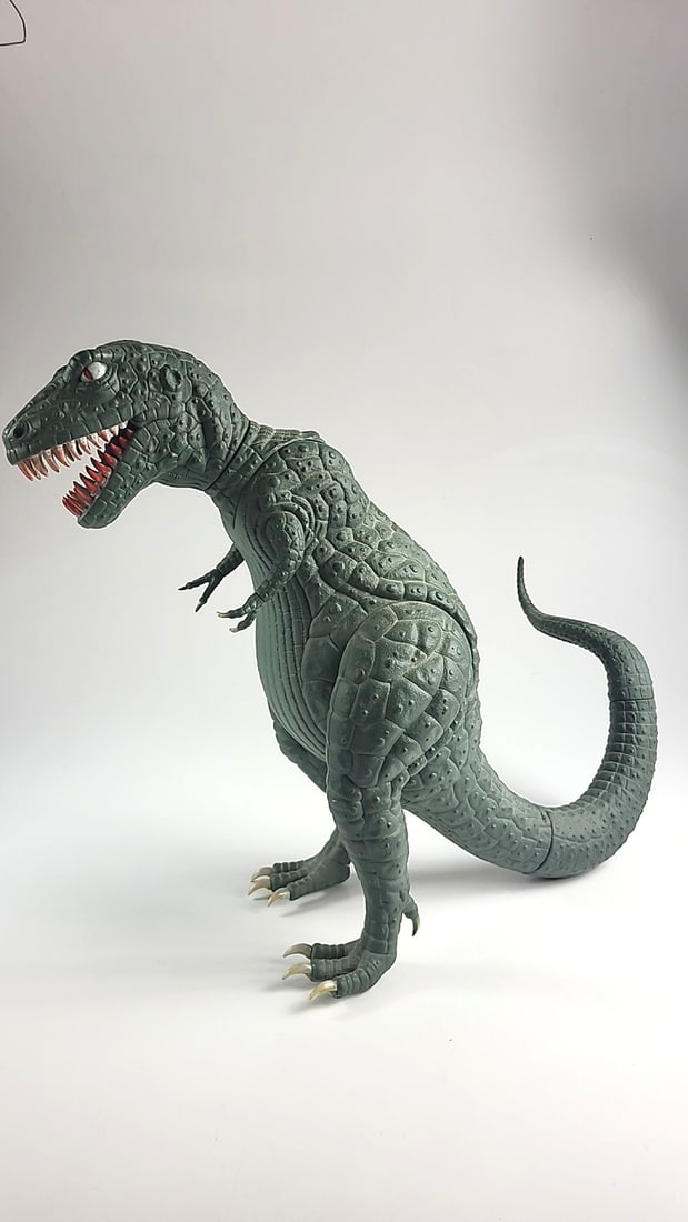 Green Gray Tyrannosaurus Rex Dinosaur Action Figure Toy - 6