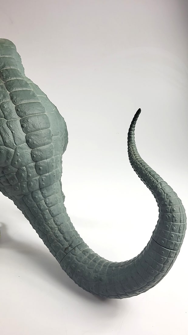 Green Gray Tyrannosaurus Rex Dinosaur Action Figure Toy - 8
