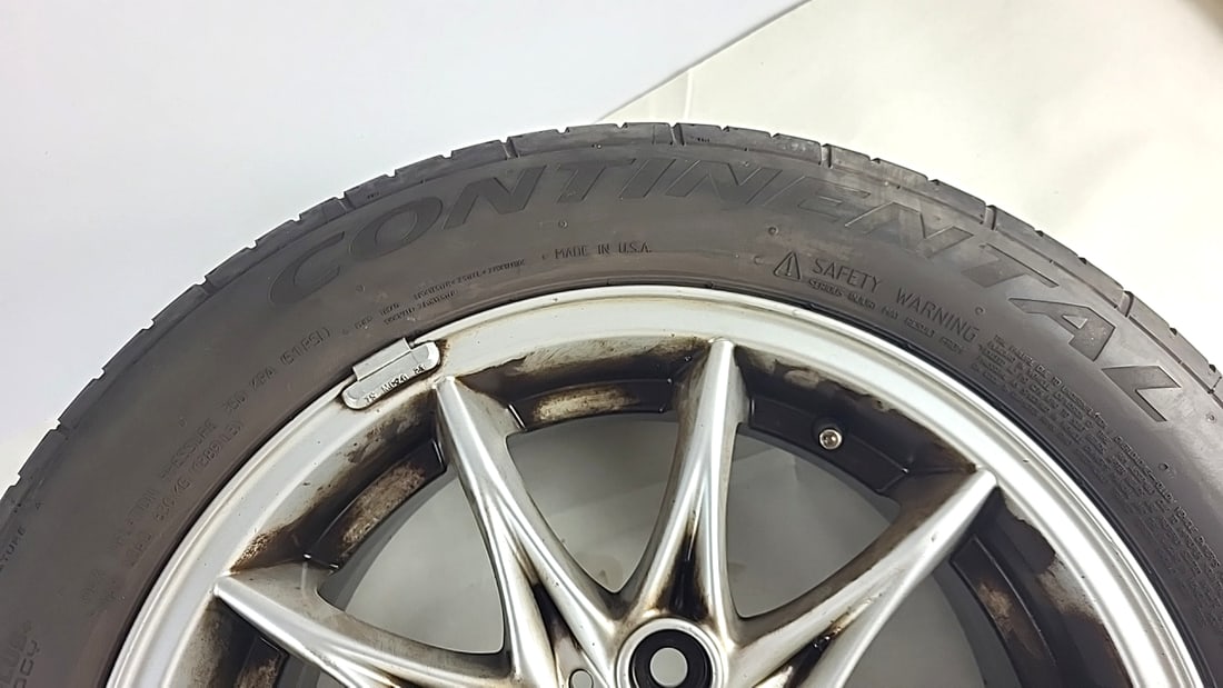 Bmw 16 In 75 Mc-zn 21 Silver Multi-spoke Alloy Rim And Continental Wheel 22550 Zr16 Tire - 7
