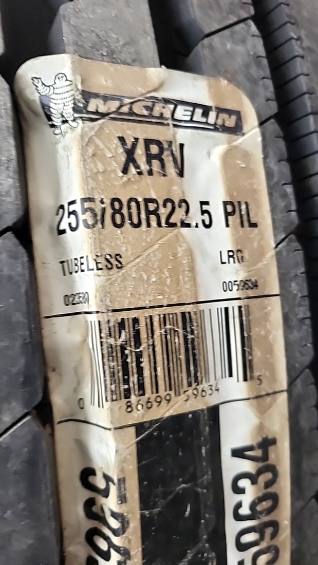Michelin 59634 Xrv 25580r22.5 Tubeless Tire Load Range G - 2