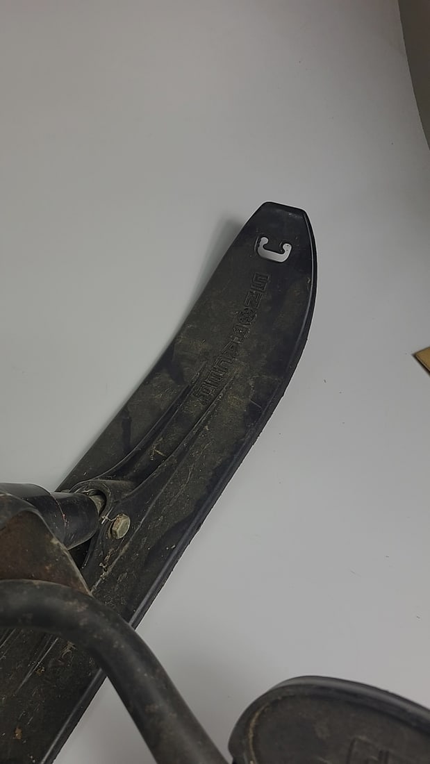 Vintage Gt Sno-racer Black Steering Wheel Snow Sled - 3