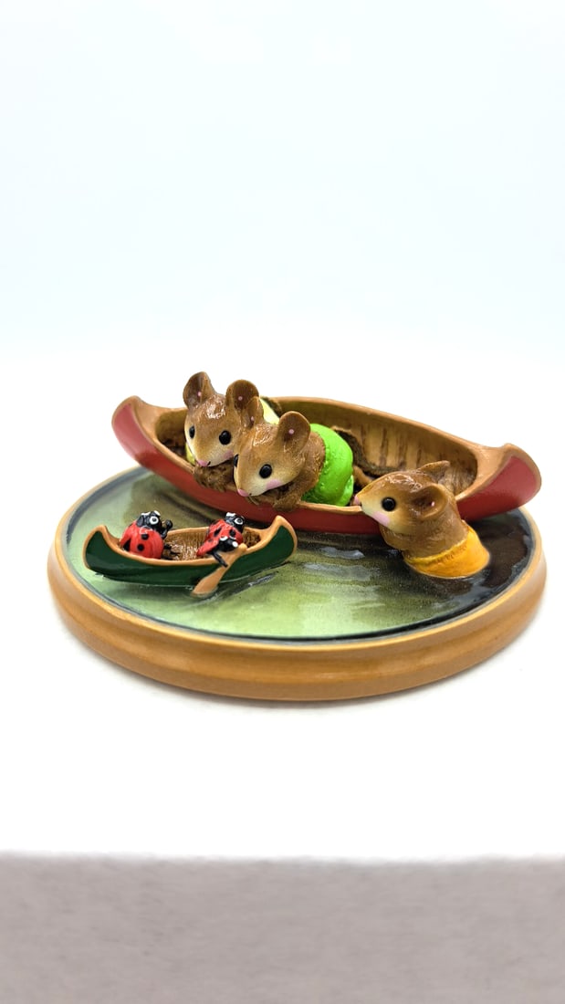 Wff Pm-2 Water Bugs Mouse Boat Figurine With Box - 4