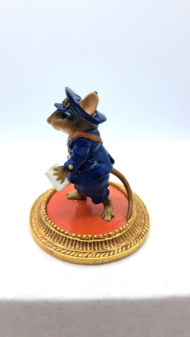 Wff Mu-04 The Postman La Van Gogh Mouse Figurine - 6