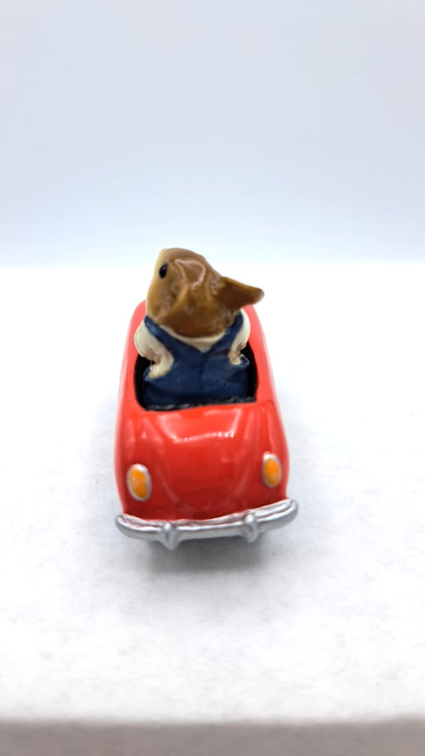 Wff M-270 Pedal Pusher Mouse In Red Car With Blue Wheels - 5