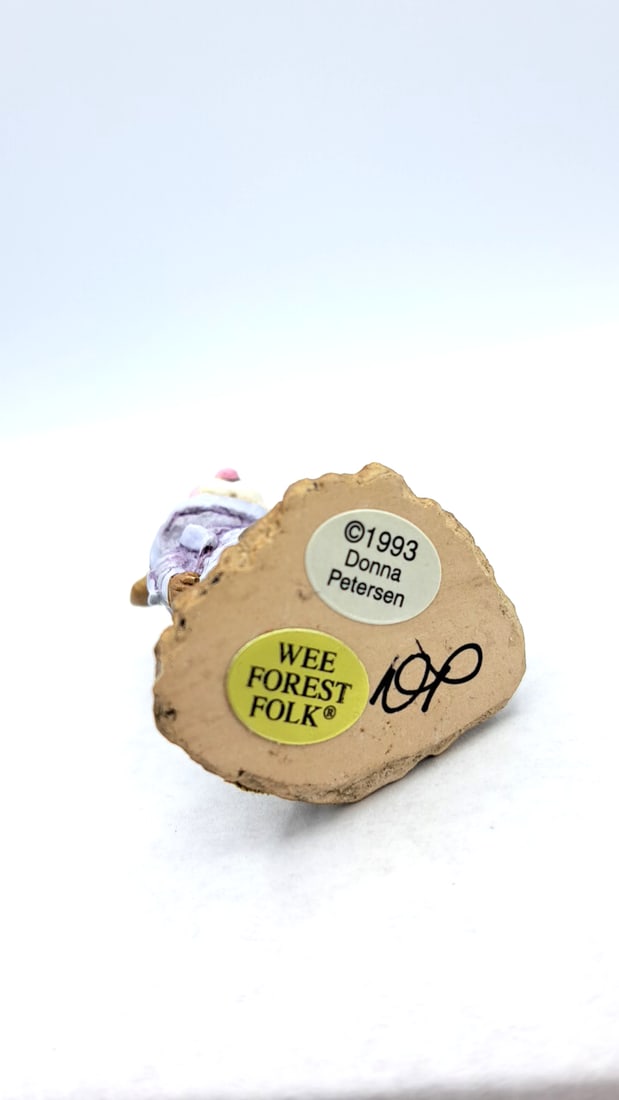 Wee Forest Folk M-194 The Mummy Mouse Figurine With Black Jack-o-lantern - 7