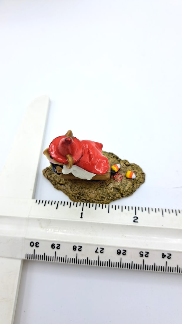 Wff M-296 Scootin With The Loot Mouse Halloween Figurine - 8
