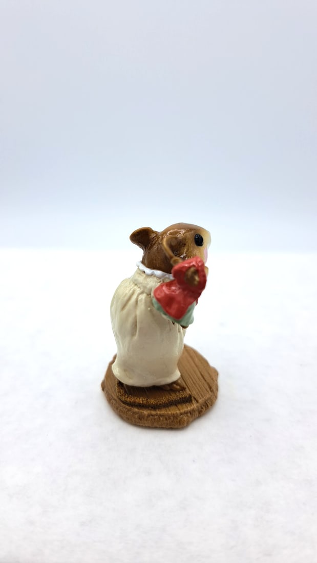 Wee Forest Folk M-247 Puppet Play Mouse Figurine With Little Red Riding Hood & Wolf Puppets - 3