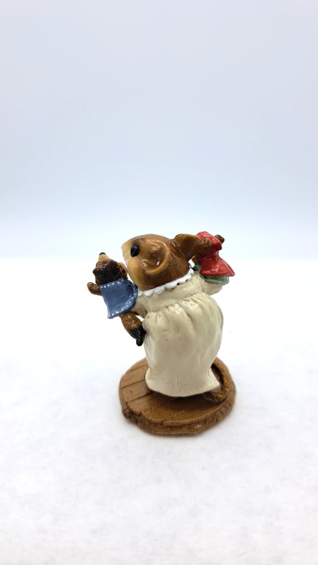 Wee Forest Folk M-247 Puppet Play Mouse Figurine With Little Red Riding Hood & Wolf Puppets - 4
