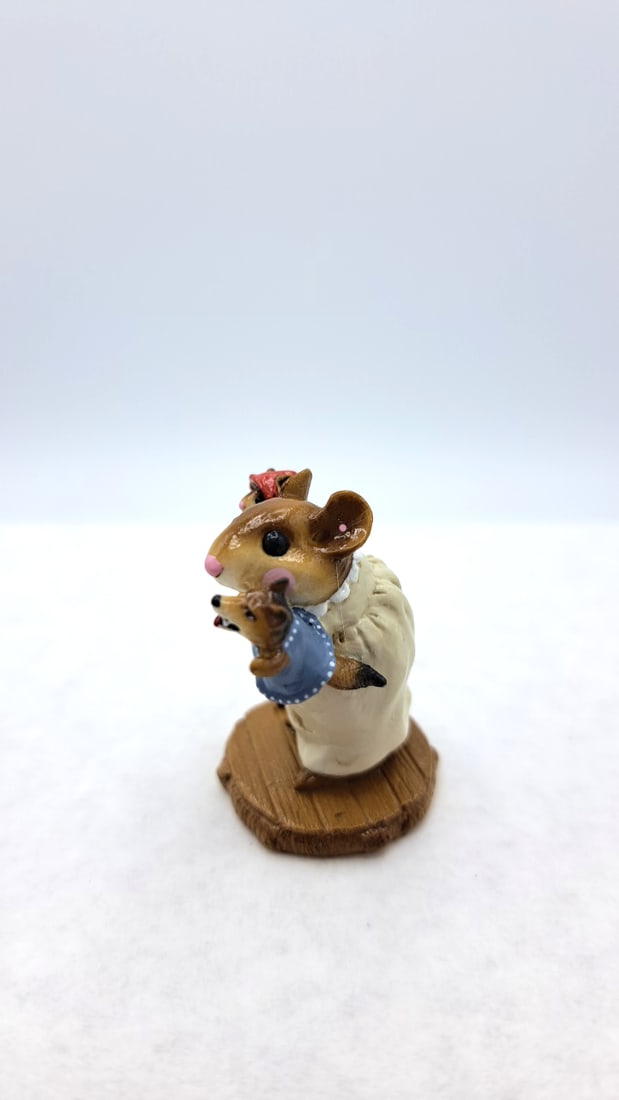 Wee Forest Folk M-247 Puppet Play Mouse Figurine With Little Red Riding Hood & Wolf Puppets - 5