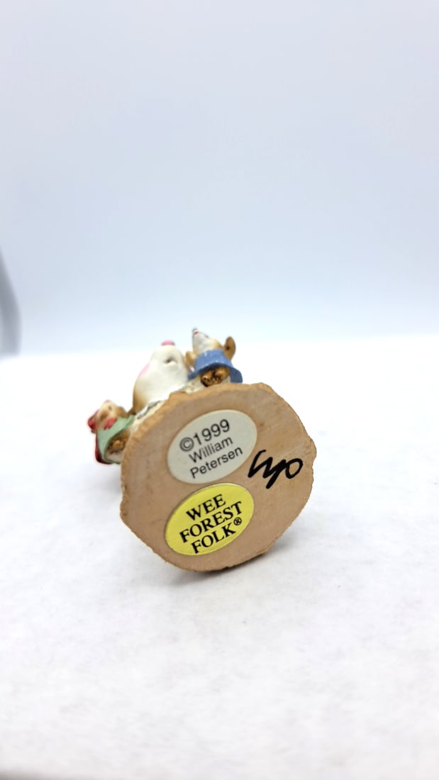 Wee Forest Folk M-247 Puppet Play Mouse Figurine With Little Red Riding Hood & Wolf Puppets - 7