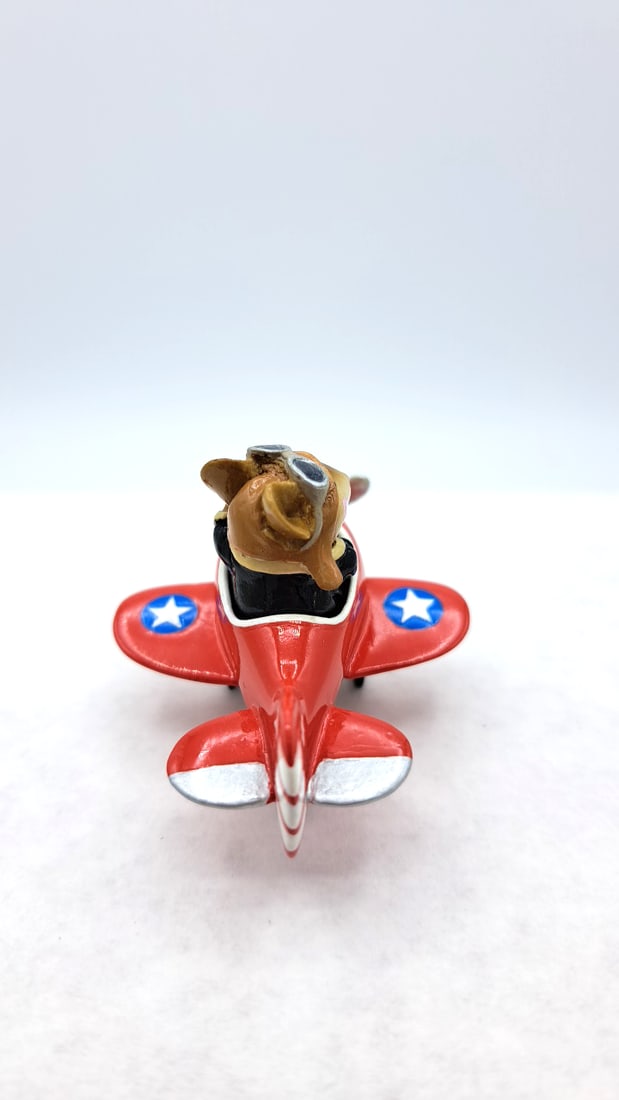 Wff M-309 Pedal Plane Mouse In Red Airplane Figurine - 3