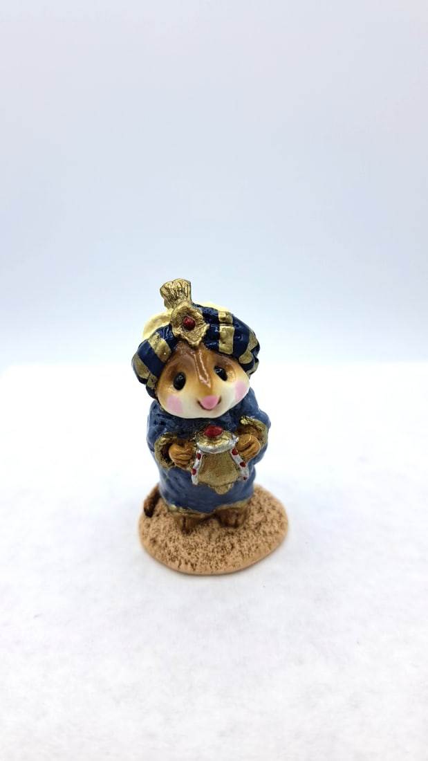 Wff M-121a Wise Man With Turban Pageant Series Mouse Figurine - 3
