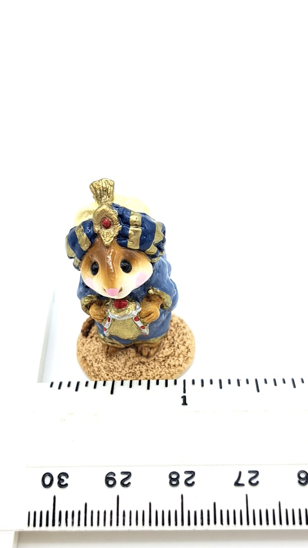 Wff M-121a Wise Man With Turban Pageant Series Mouse Figurine - 8