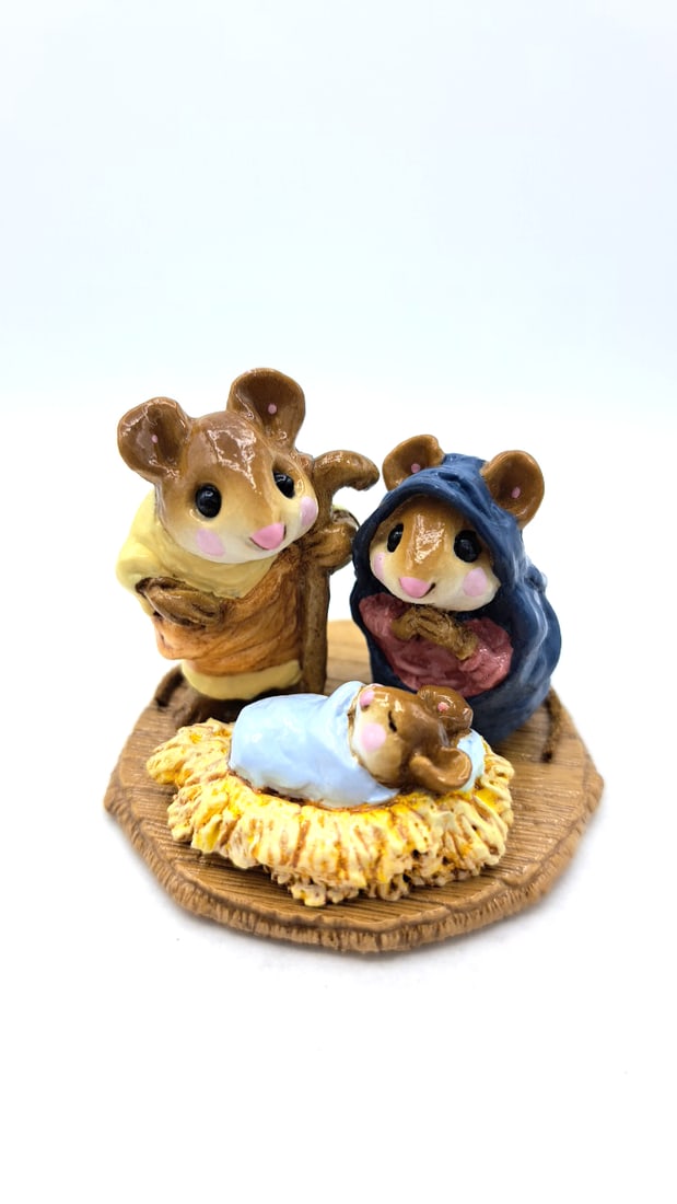 Wff M-117 Chris-mouse Pageant Nativity Mouse Figurine - 2