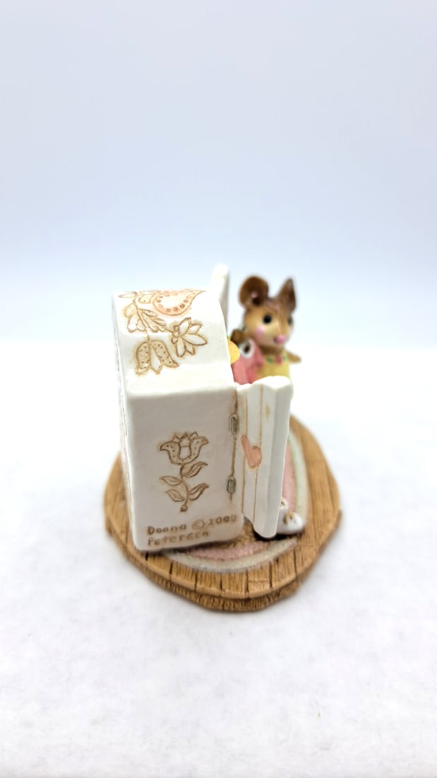 Wee Forest Folk M-257 Molly's Choice Mouse Yellow Dress Heart Shirt Limited Edition - 3