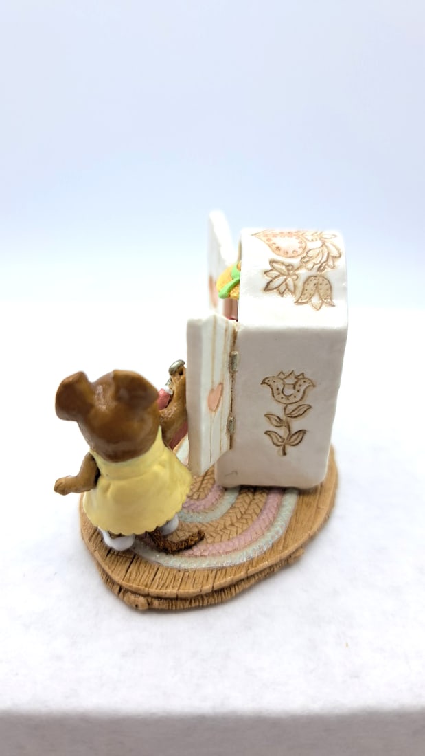Wee Forest Folk M-257 Molly's Choice Mouse Yellow Dress Heart Shirt Limited Edition - 5