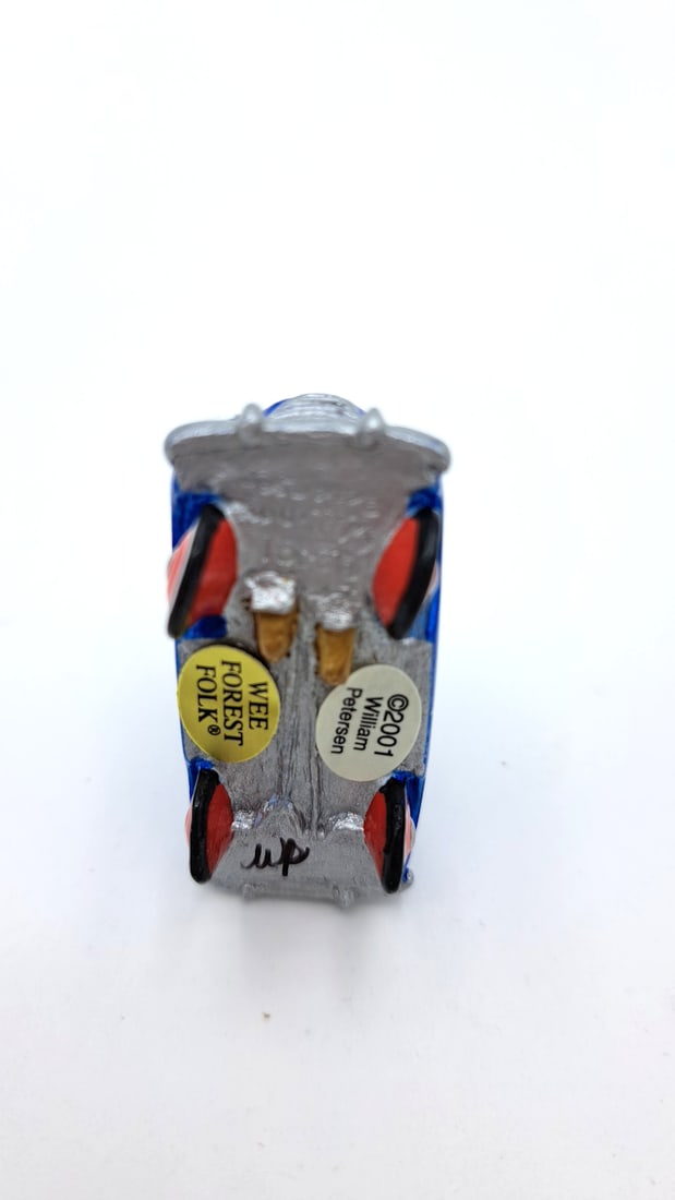 Wff M-270 Pedal Pusher Mouse In Blue Car Uncle Sam Hat Figurine - 7
